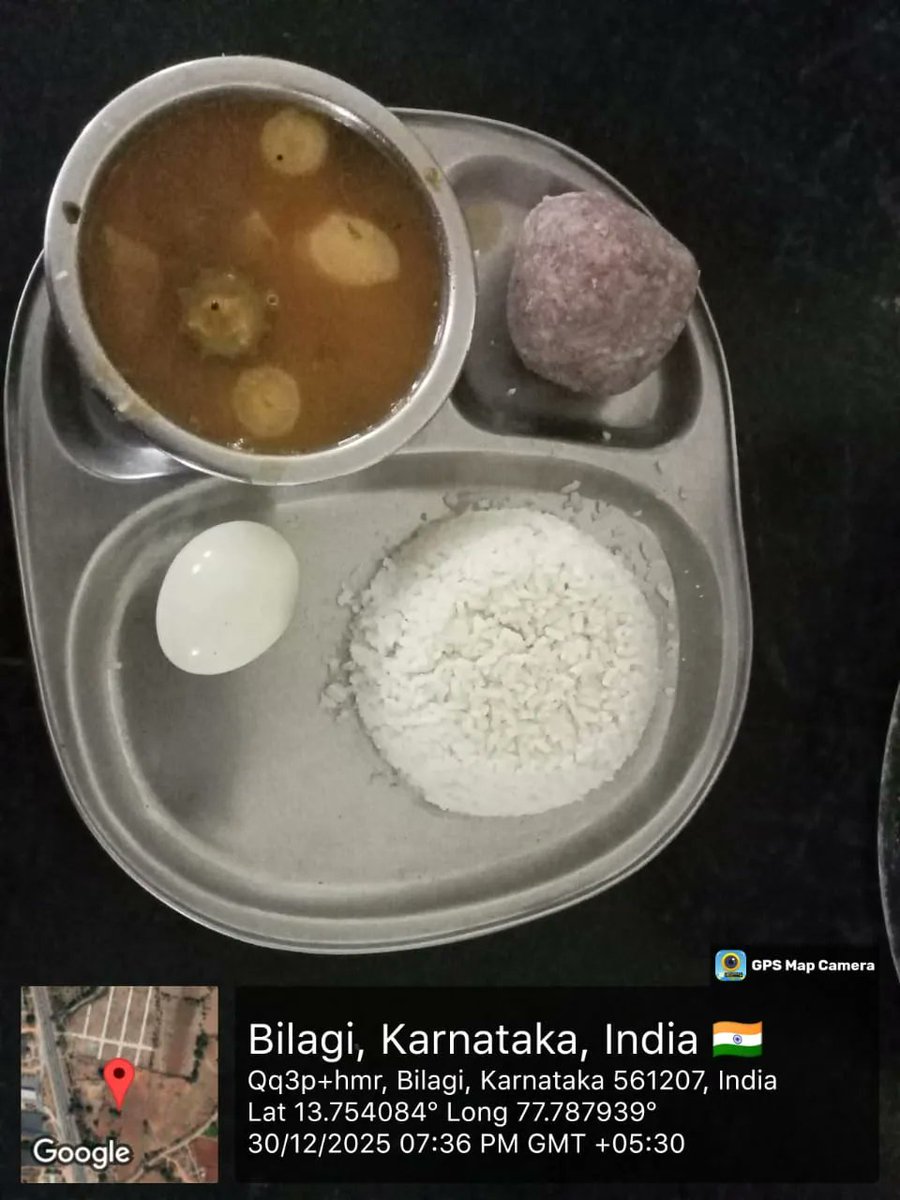 MorarjiSC52's tweet photo. Dinner  #SocialAudit_SWDMeals #SocialWelfare_Karnataka https://t.co/Vn5XfRgkuX