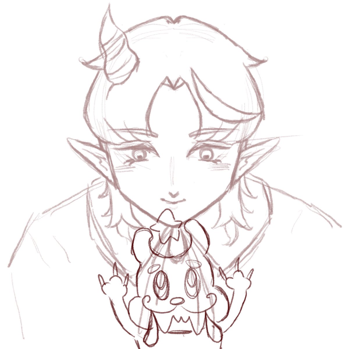 Maybe是新的大頭照！慢慢畫完