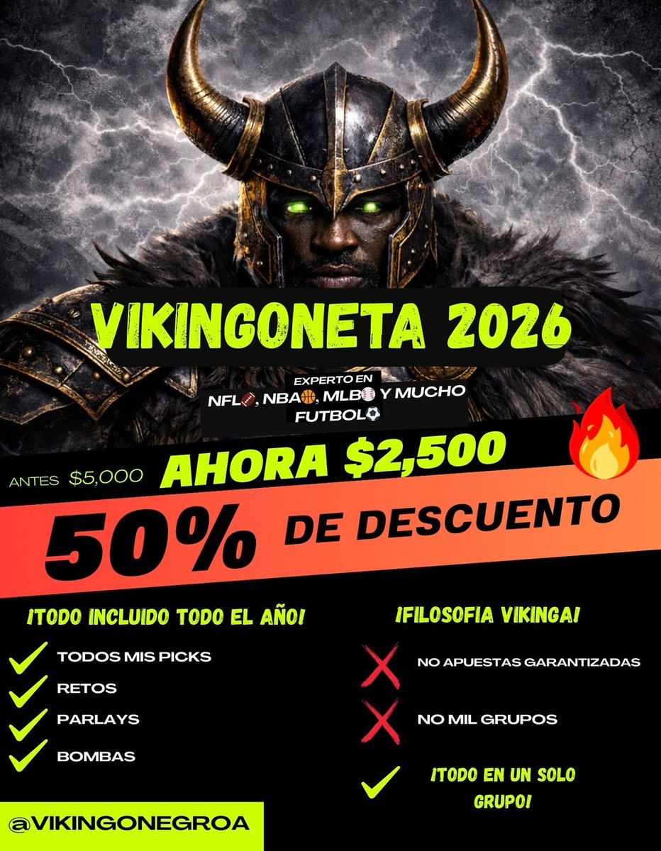 ELVIKINGONEGRO tipster tweet media