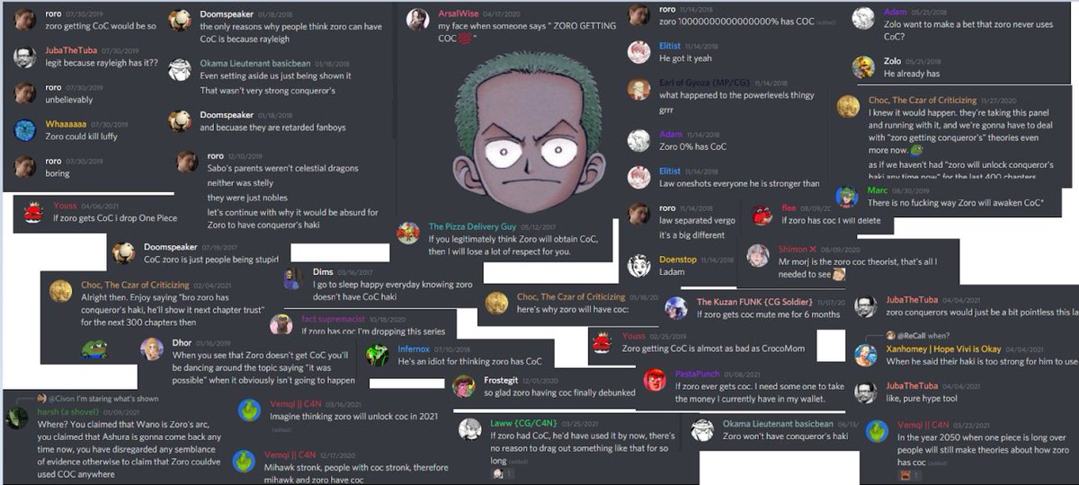 FedHaired's tweet photo. @stola__ @bigdannyfr The fact that they pretending like they didn’t do this and acting like it’s always been Zoro fans hating on Sanji getting coc. Them niggas trying rewrite fandom lore bro. Shit insane to watch https://t.co/7KUWfQOBQ4