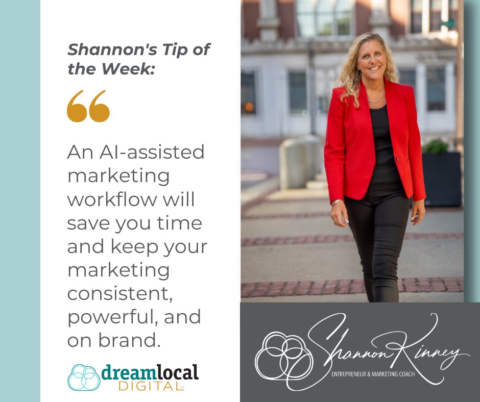 When your marketing workflow is supported by AI, you get more done with less effort, all while keeping your brand strong and unified across every platform.

Head #HoneyBadger Shannon Kinney shares why adopting AI isn’t just smart… it’s essential.
