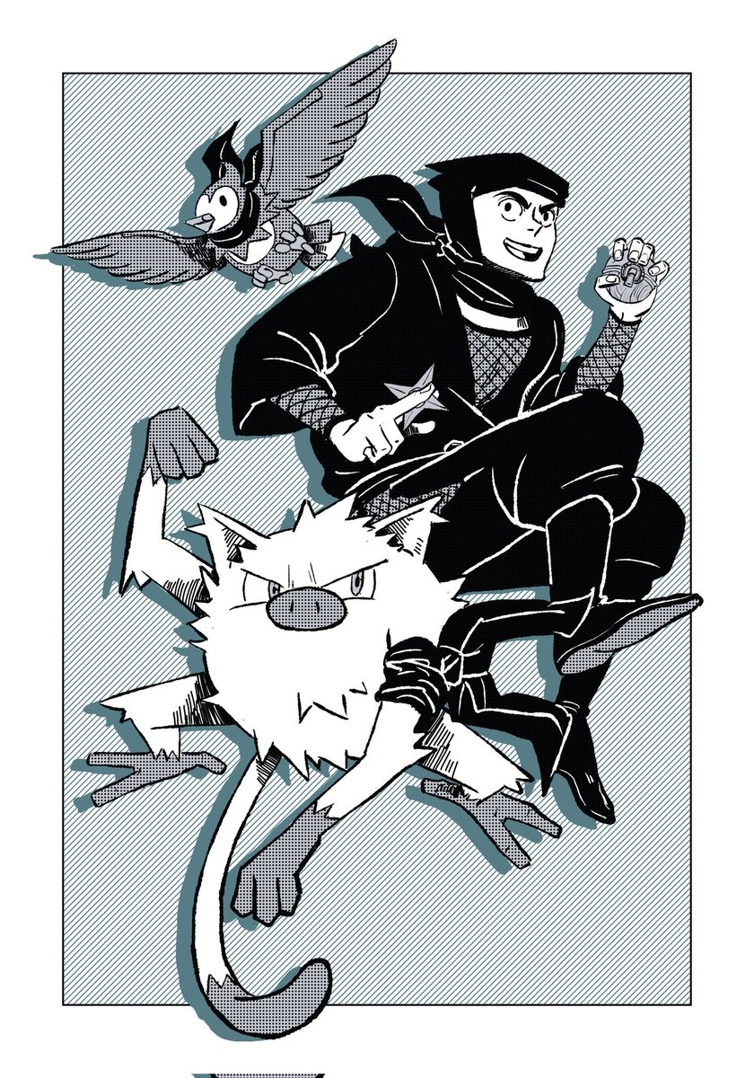 bwlkn's tweet image. Nintama + Pokemon