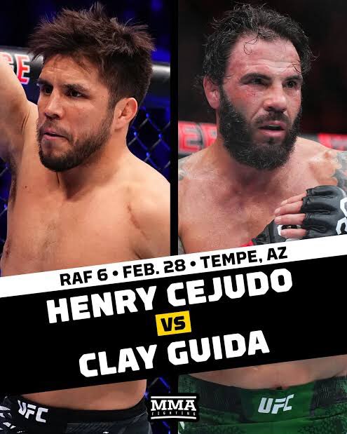 MmapunhodeFerro's tweet photo. Henry Cejudo está retornando aos tatames de luta livre.

Henry Cejudo x Clay Guida no #RFA6. https://t.co/57W4jPcMci