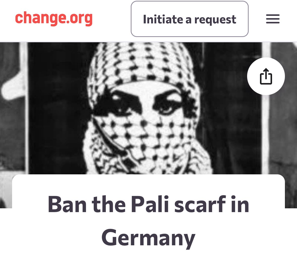 German “tolerance ambassador” Ben Salomo has started a petition to ban the Keffiyeh in Germany
