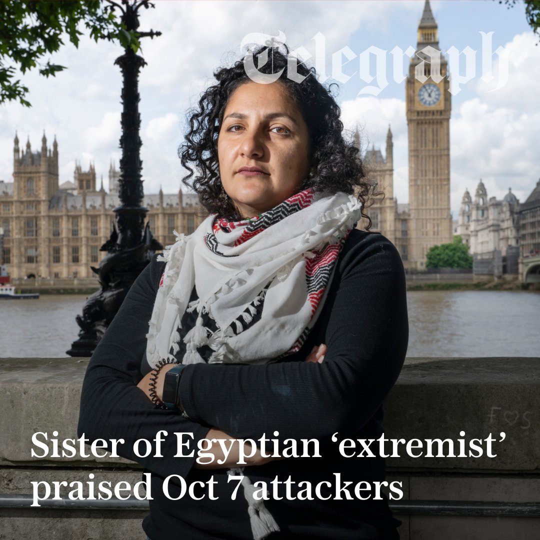 The sister of Egyptian “extremist” Alaa Abd el-Fattah, Mona Seif, praised the “imagination” of the Oct 7 attackers 

Read more ⬇️
telegraph.co.uk/politics/2025/…