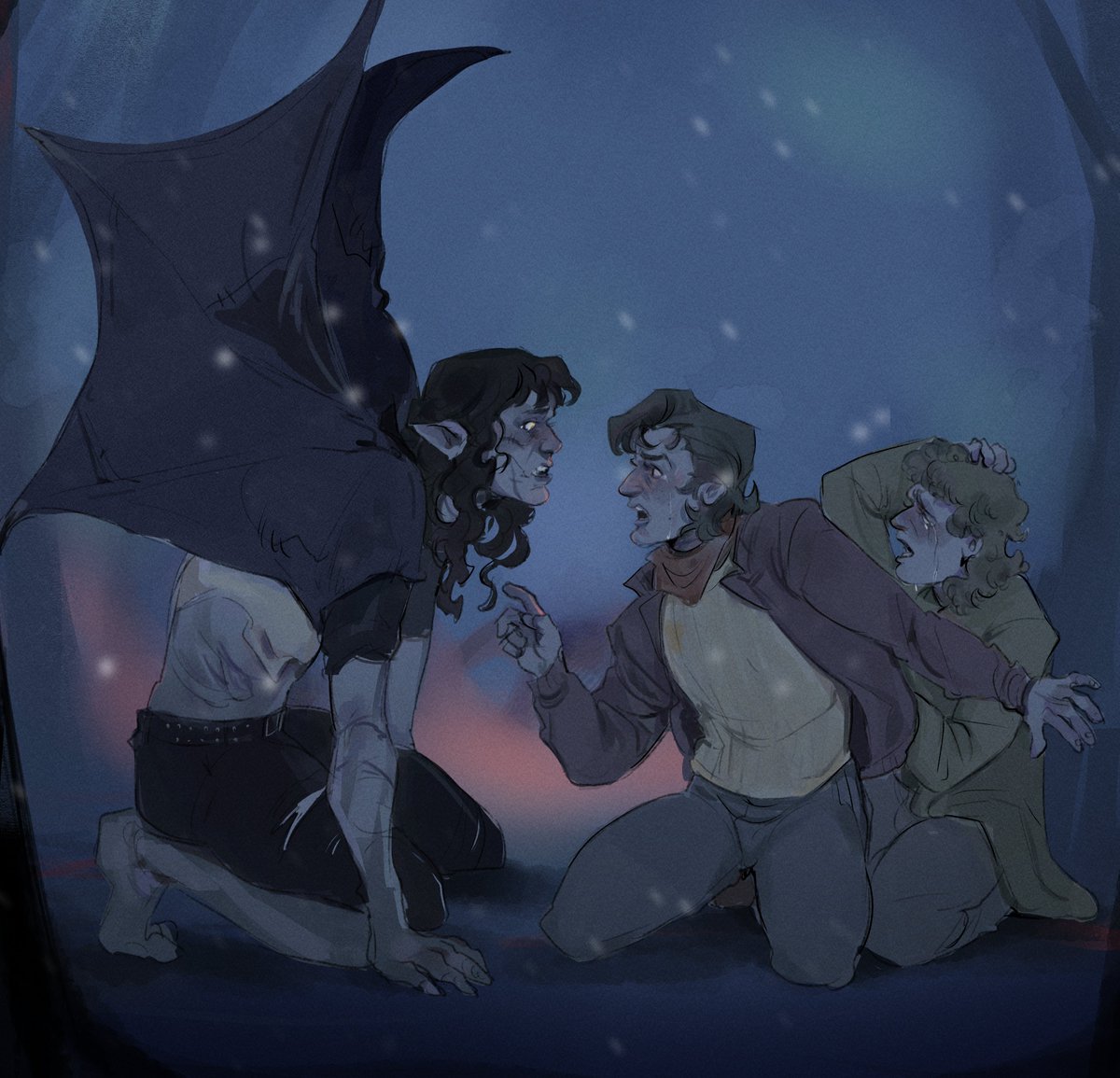 mardyart's tweet photo. "St...eve?" 
#StrangerThings https://t.co/nABPzULEXh