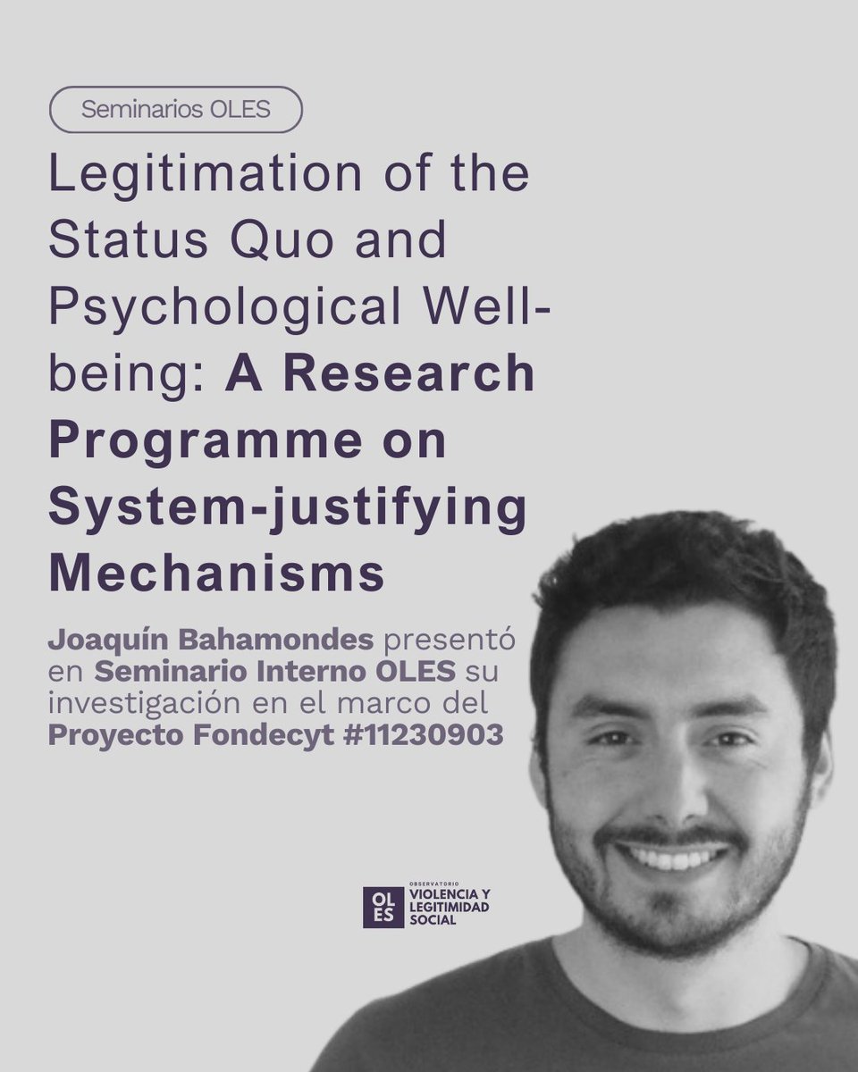 Observatorio de Violencia y Legitimidad Social tweet media