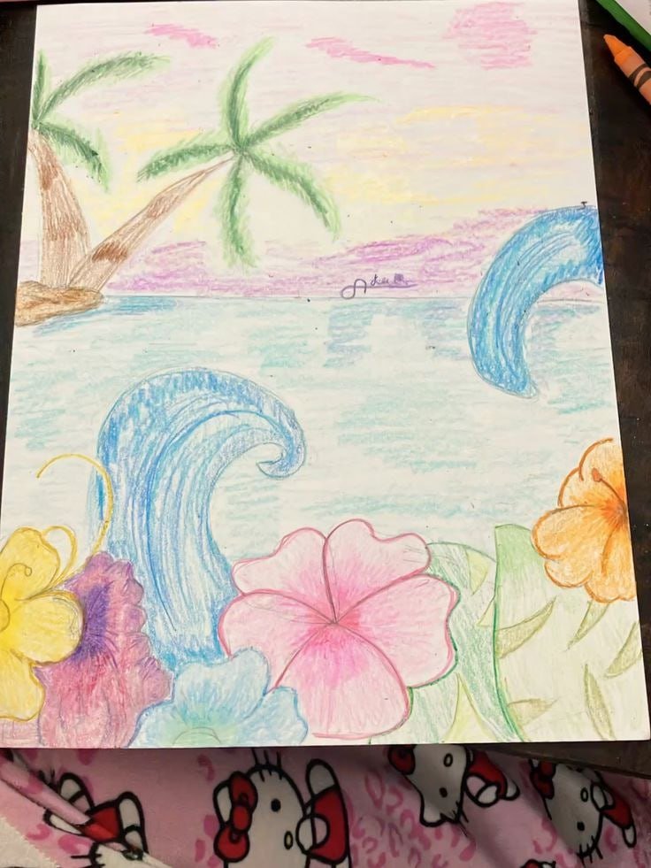 Anca94's tweet image. Where Waves Meet Flowers