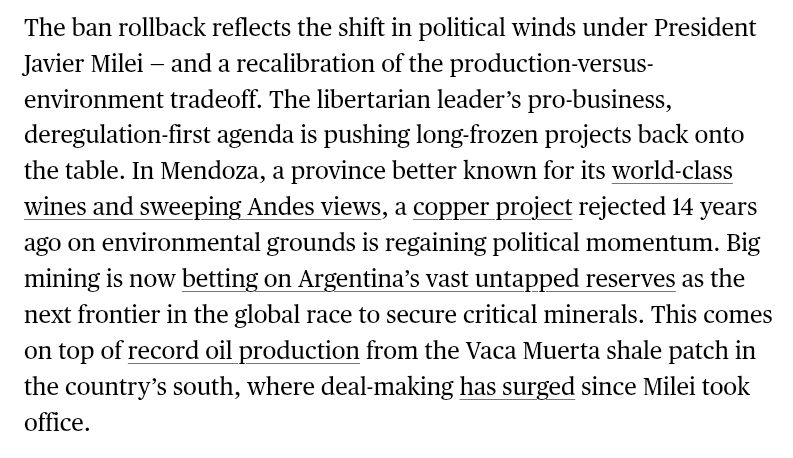 scottlincicome's tweet image. "Is Argentina Really Changing? Ask Its Salmon in Tierra del Fuego" bloomberg.com/opinion/articl…
"the share of Argentines who say they would rather live in a country where the state does most things rather than private companies has fallen from 70% in 2011 to 41% this year."