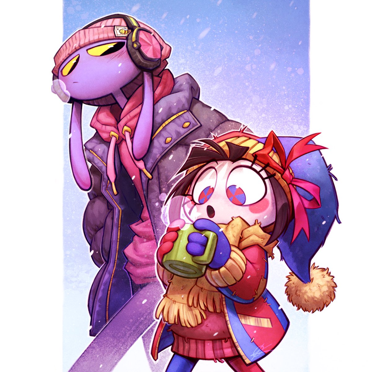 I was very inspired by <a href="/bac0n_pancakes_/">🥓</a> ‘s desings. I just love them >.<
(I made some changes and I was not sure about the colors, I hope it’s okey… X| )

#TADC #TheAmazingDigitalCircus #jax #jaxTADC #Pomni