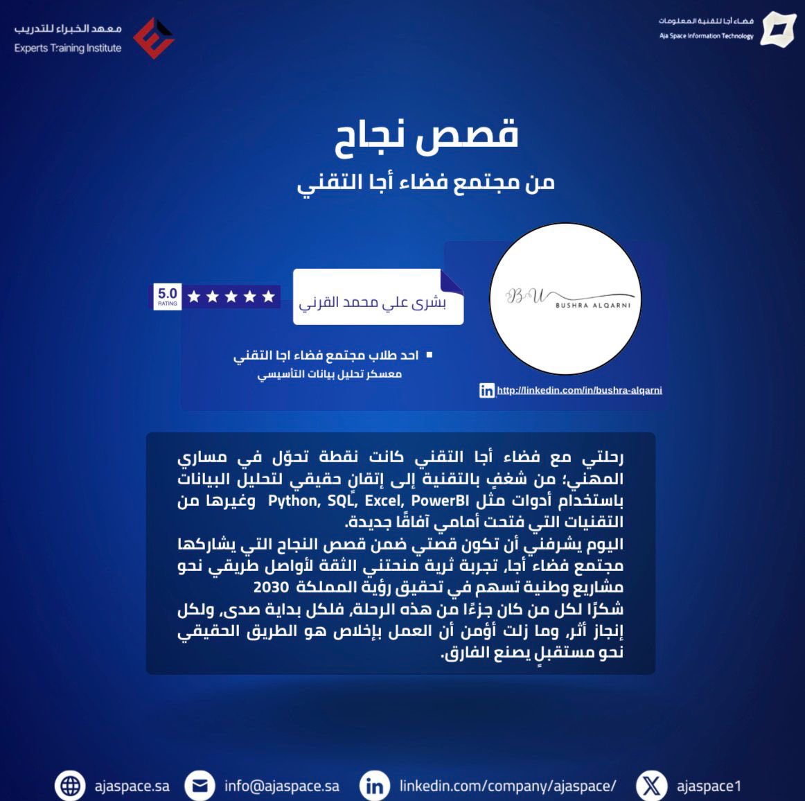فضاء أجا لتقنية المعلومات tweet media