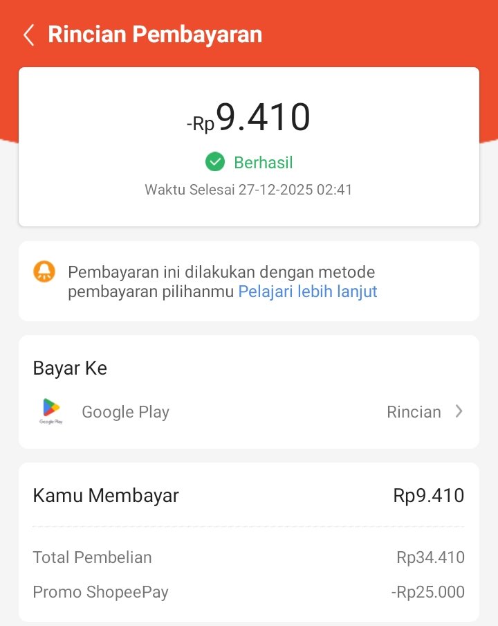 wereewolves's tweet image. Thanks shopeepay.