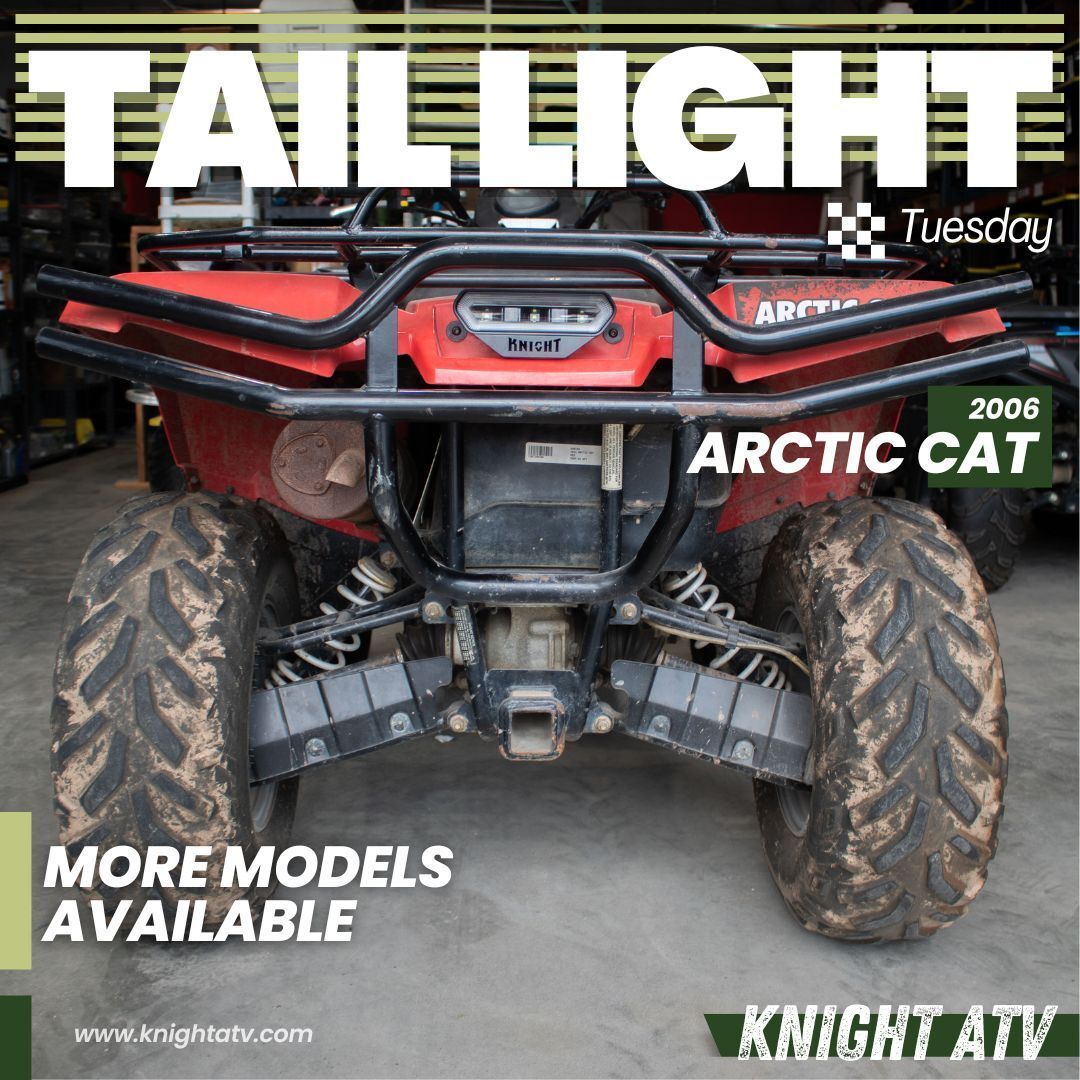 KnightATV's tweet image. Light the way out. #knightatv #arcticcat #taillight #atv #offroad