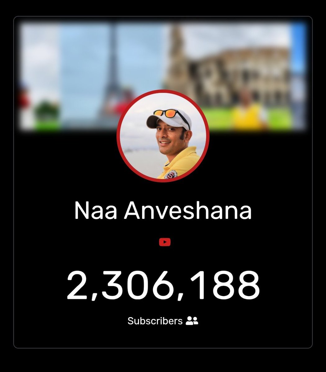 10:00 Un Subscribers live Count 2,306,188 

Let's do it Guy's Unsubscribe and Report 

#UnsubscribeNaaAnveshana