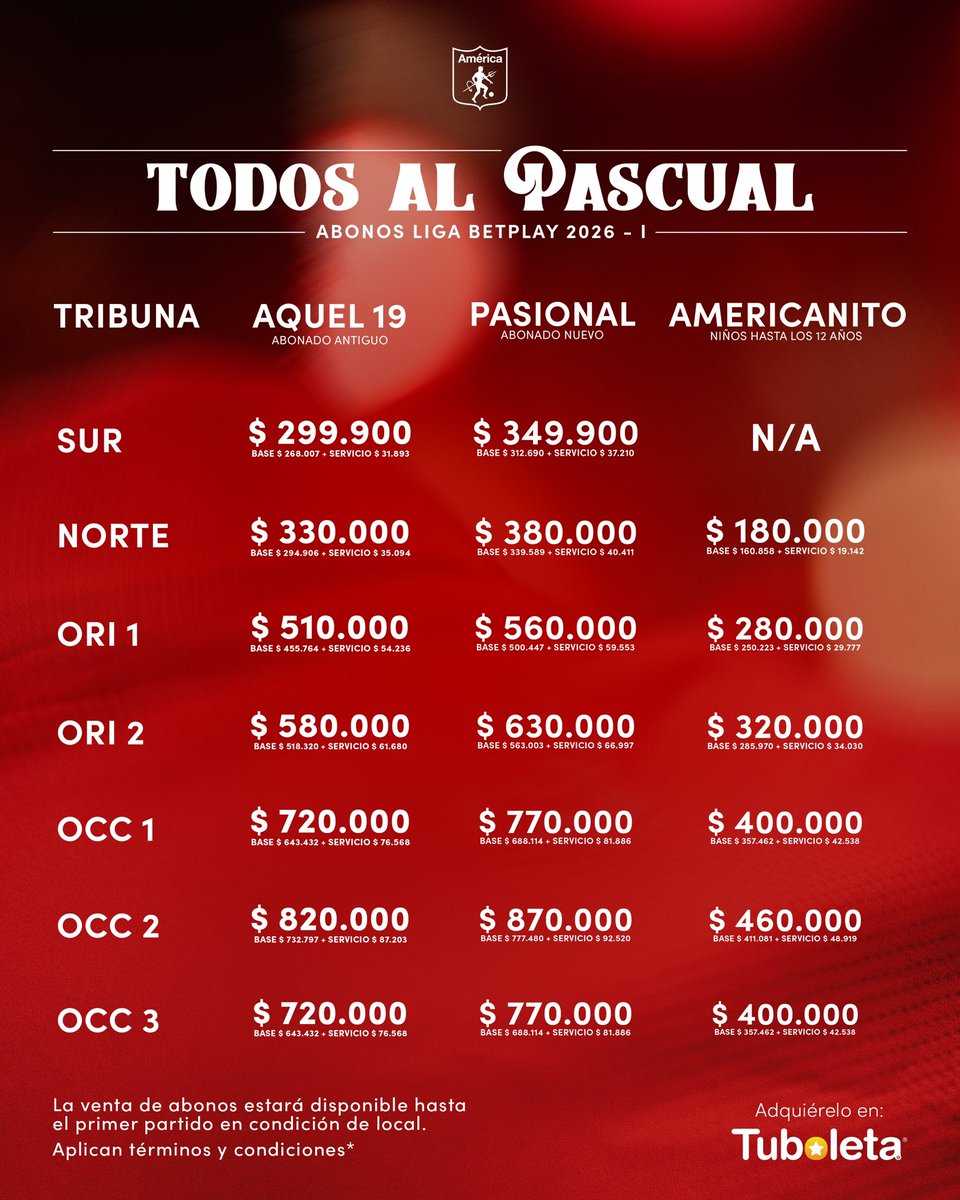 América de Cali tweet media