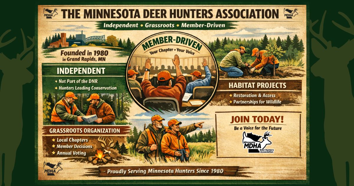 MinnesotaDeer's tweet photo. Independent. Grassroots. Member-Driven. https://t.co/m6dwMfmxn8 https://t.co/bMVwXxqHws