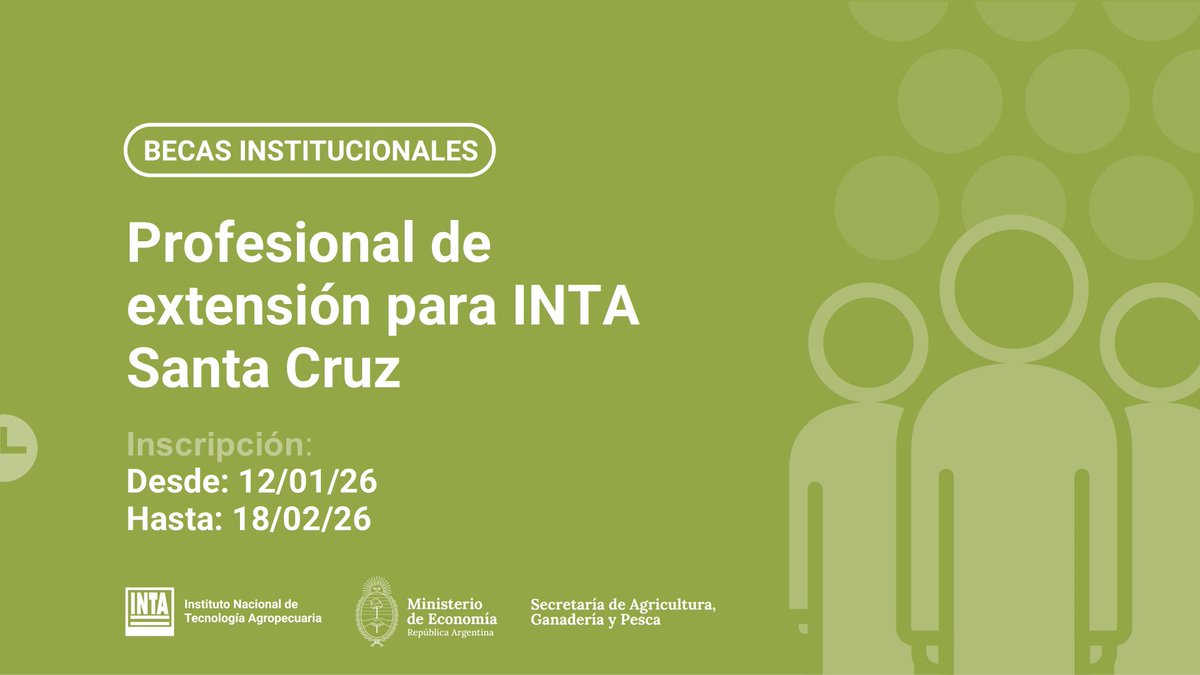 IntaSur's tweet image. ¿Te gustaría trabajar con nosotros? 📢

Estamos buscando Licenciado/a en Biología, Ingeniero/a Agrónomo/a, Veterinario/a, Ingeniero/a en Recursos Naturales renovables y afines 🎓

Toda la info sobre la convocatoria 👉🏽bit.ly/4qtZgTn
