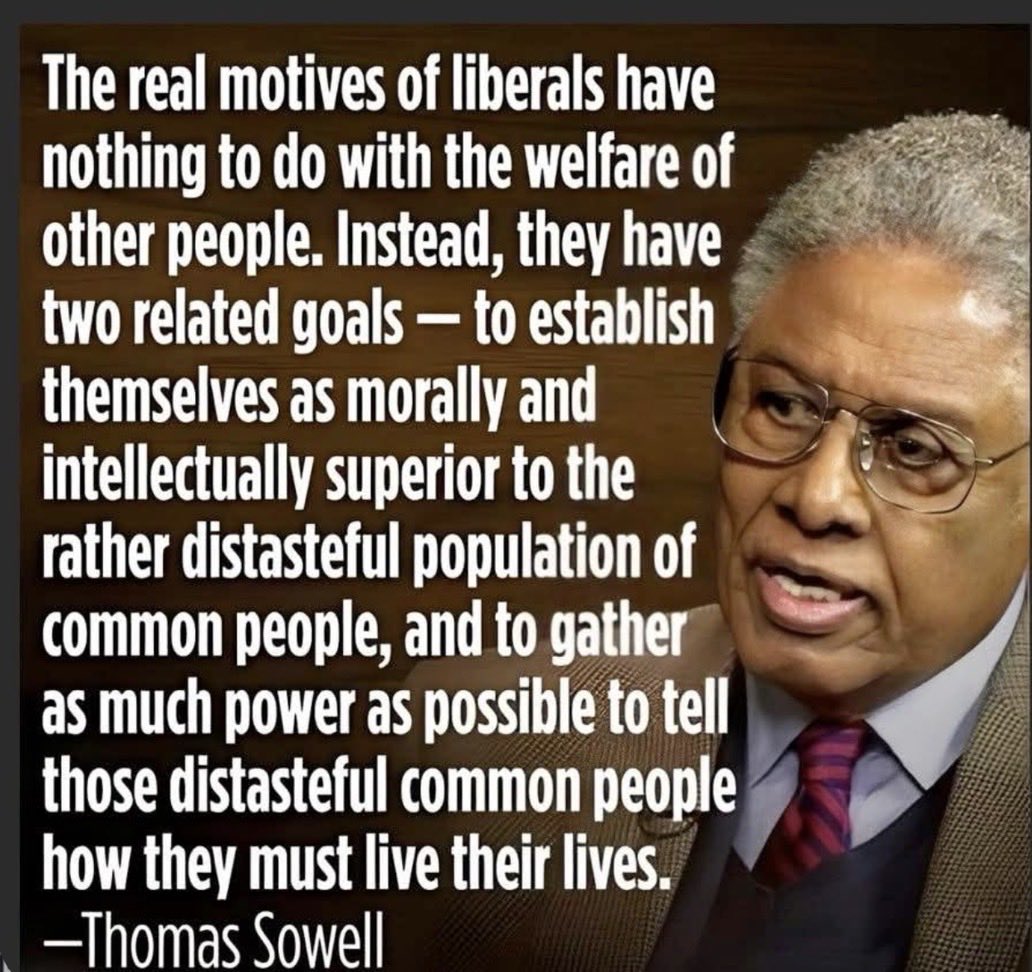 JoePavone4's tweet photo. @StandUpForFact I’ll post replies with Thomas Sowell ‘s wisdom all day long. He seems to peg the lost,  brainwashed, socially engineered minions. https://t.co/JgkQDPdz09