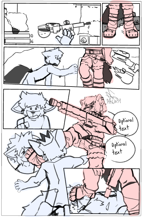 26_archy's tweet photo. 2 page YCH comic :3 200$ USD
both red and blue .(Wolfie can be kept as red slot)
2 slots
Dm if interested :) https://t.co/zweDf9vqLG