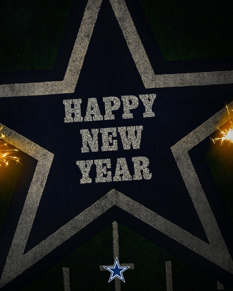 dallascowboys's tweet image. Happy New Year, #CowboysNation! 🎉