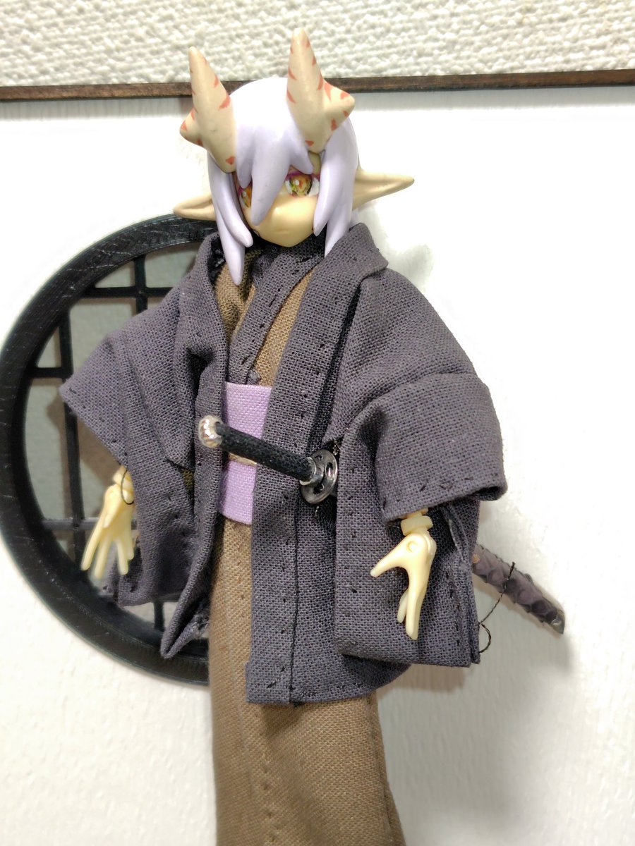 竜胆ちゃん一発描き。