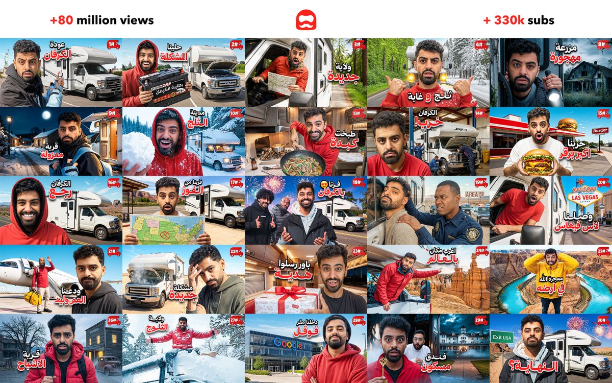 اشتغلت على 30 ثمنيل و30 مقطع بشكل يومي على هذي السلسلة الرهيبة مع <a href="/MjrmGemz/">مجرم قيمز 🇸🇦</a> 🤍
الحمد لله وصلنا لنهاية السلسلة، وكانت تجربة استثنائية بكل معنى الكلمة.
شكرًا لكل الدعم والمتابعة،
يهمني أعرف رأيكم بالشغل🫡