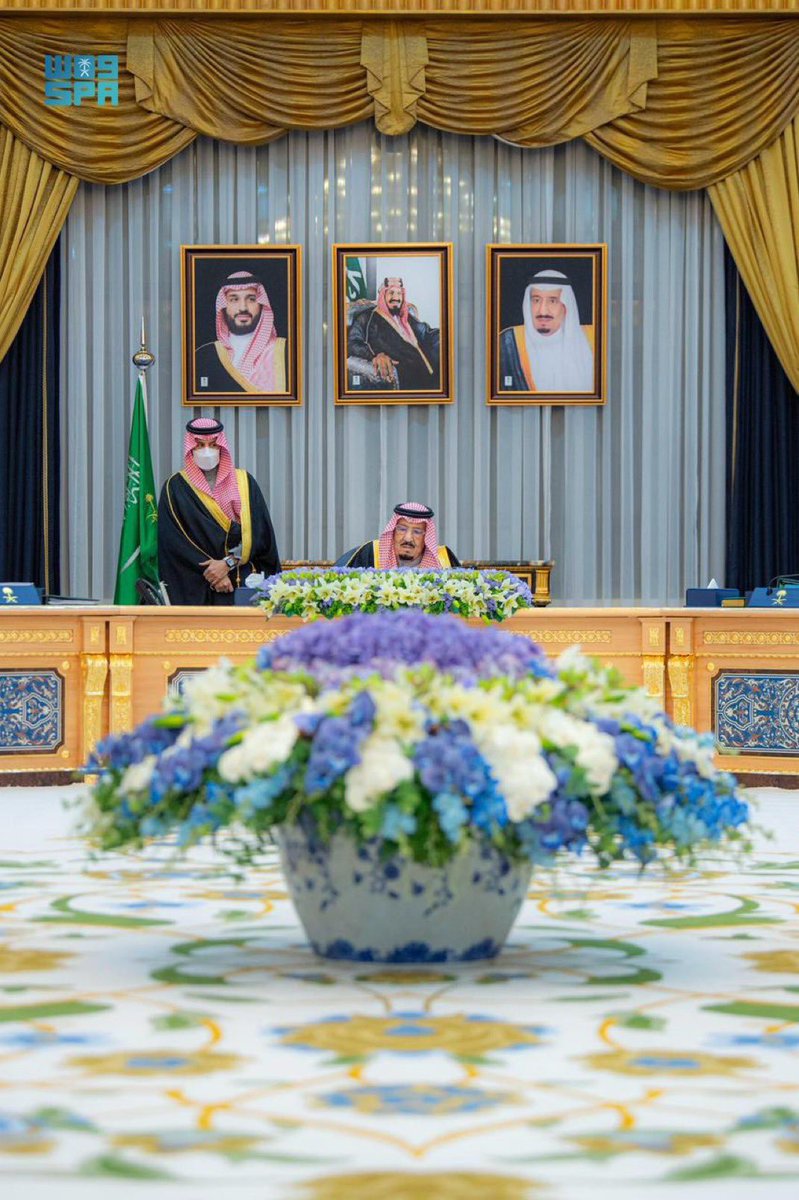 صورة اليوم 🔥🇸🇦:

خادم الحرمين الشريفين يترأس جلسة مجلس الوزراء.