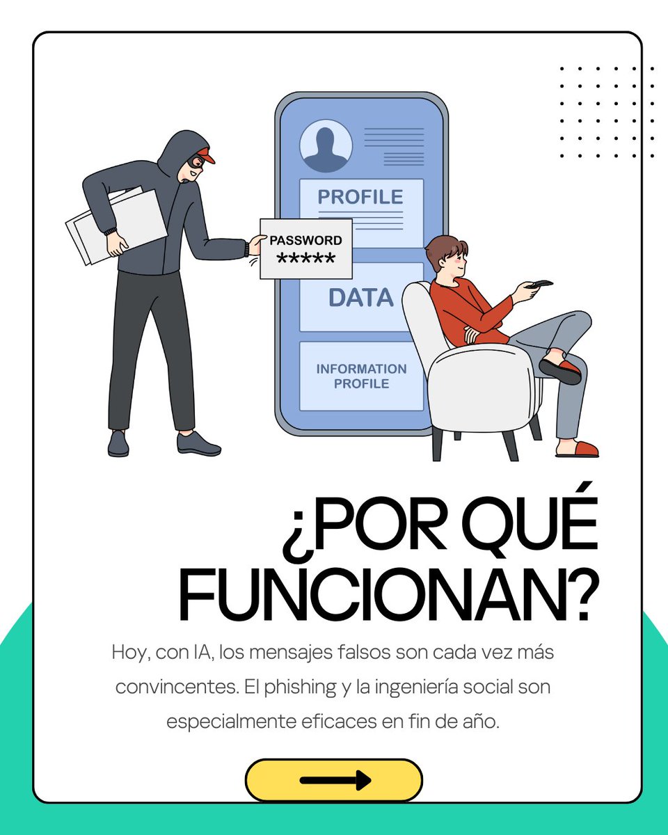 Fin de año es sinónimo de compras, viajes y celebraciones… pero también de un aumento en las estafas digitales.

Kaspersky identificó los fraudes más comunes de esta temporada y comparte recomendaciones clave para proteger tus pagos, datos e identidad digital. Aquí más detalles: