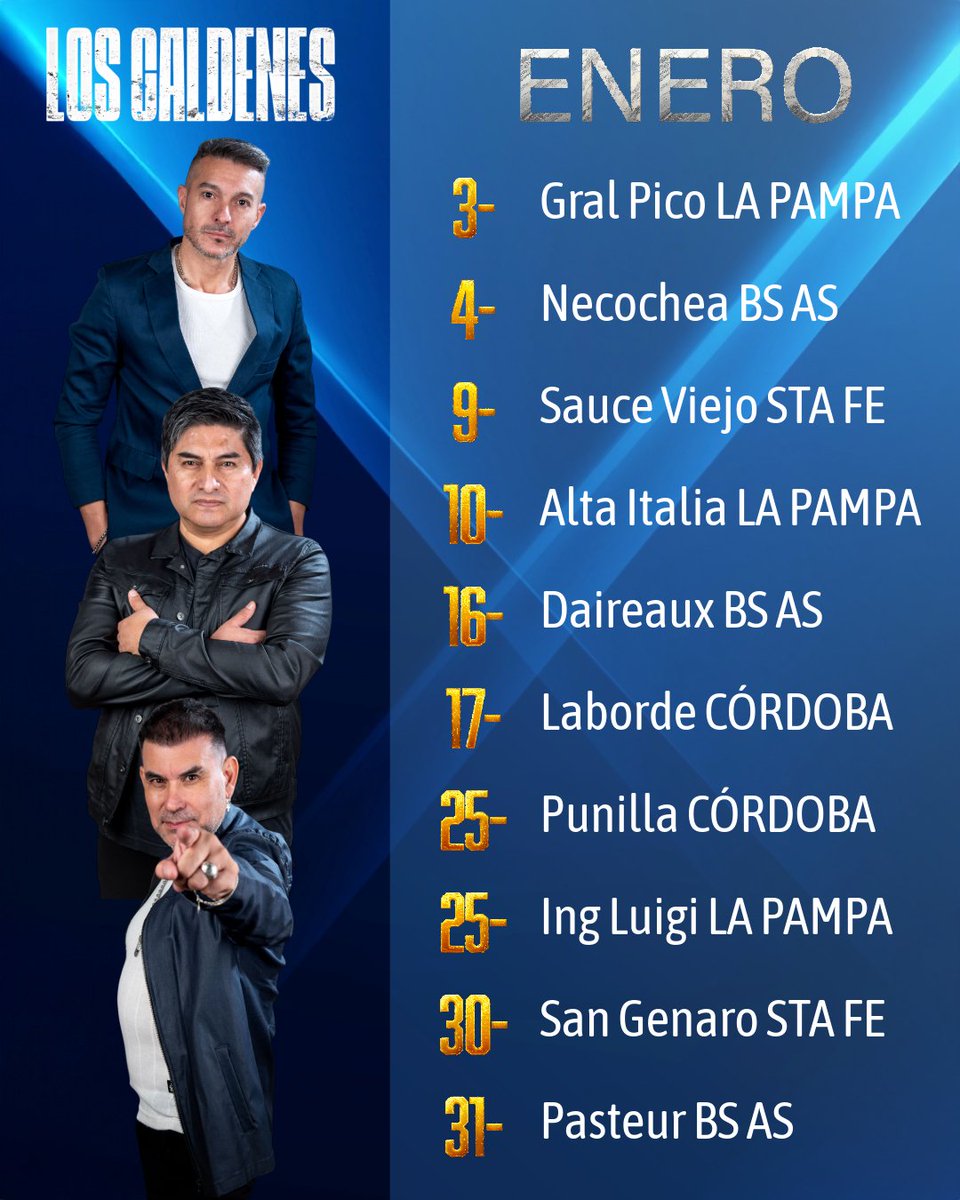 ➡️ GIRA VERANO 2026
.
Les dejamos LOS LUGARES que vamos a estar VISITANDO en ENERO 🙌🏻
.
DONDE NOS VEMOS ???