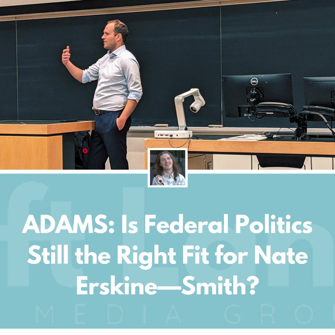 realLLMG's tweet photo. Nate Erskine—Smith isn’t saying it outright, but after hearing him speak, it’s hard not to see a path leading back to Queen’s Park. @ThisIsWillAdams’ latest op-ed explores what his comments reveal about his future, and what it means for Ontario politics. ⬇️ https://t.co/2kxXb2jVbj