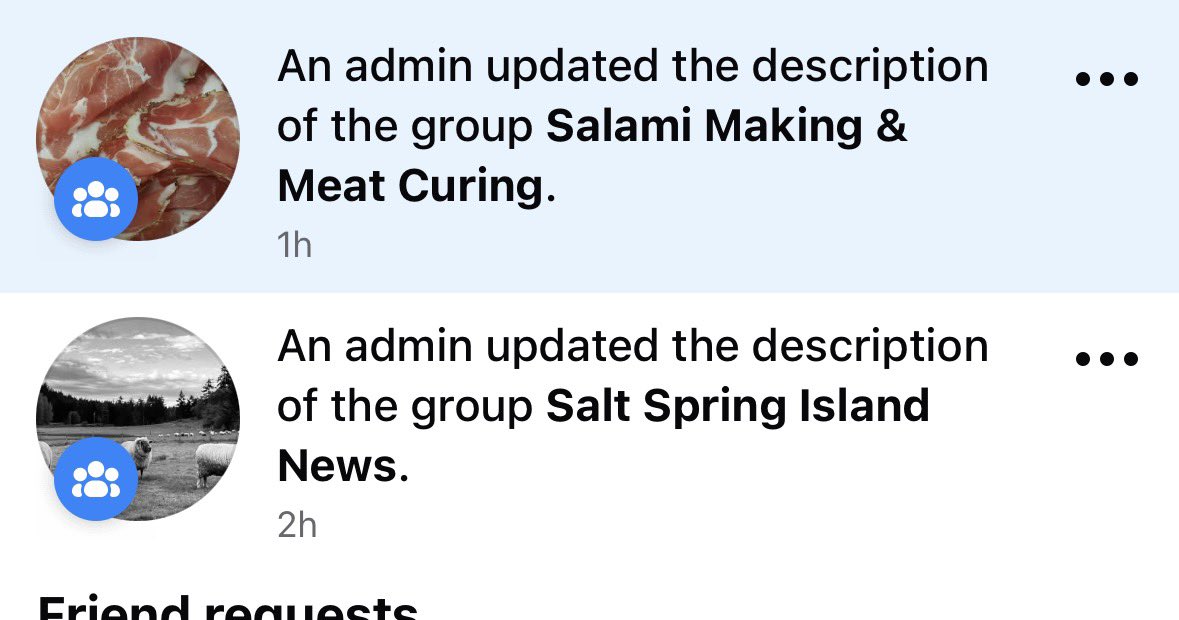 Really exciting things happening on my Facebook today