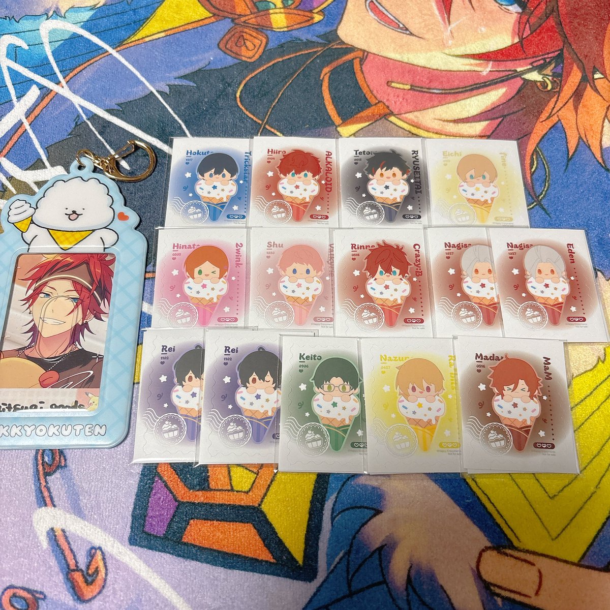 譲渡】あんスタ 中国 オフライン 特典 ステッカー 【譲】北斗 スバル