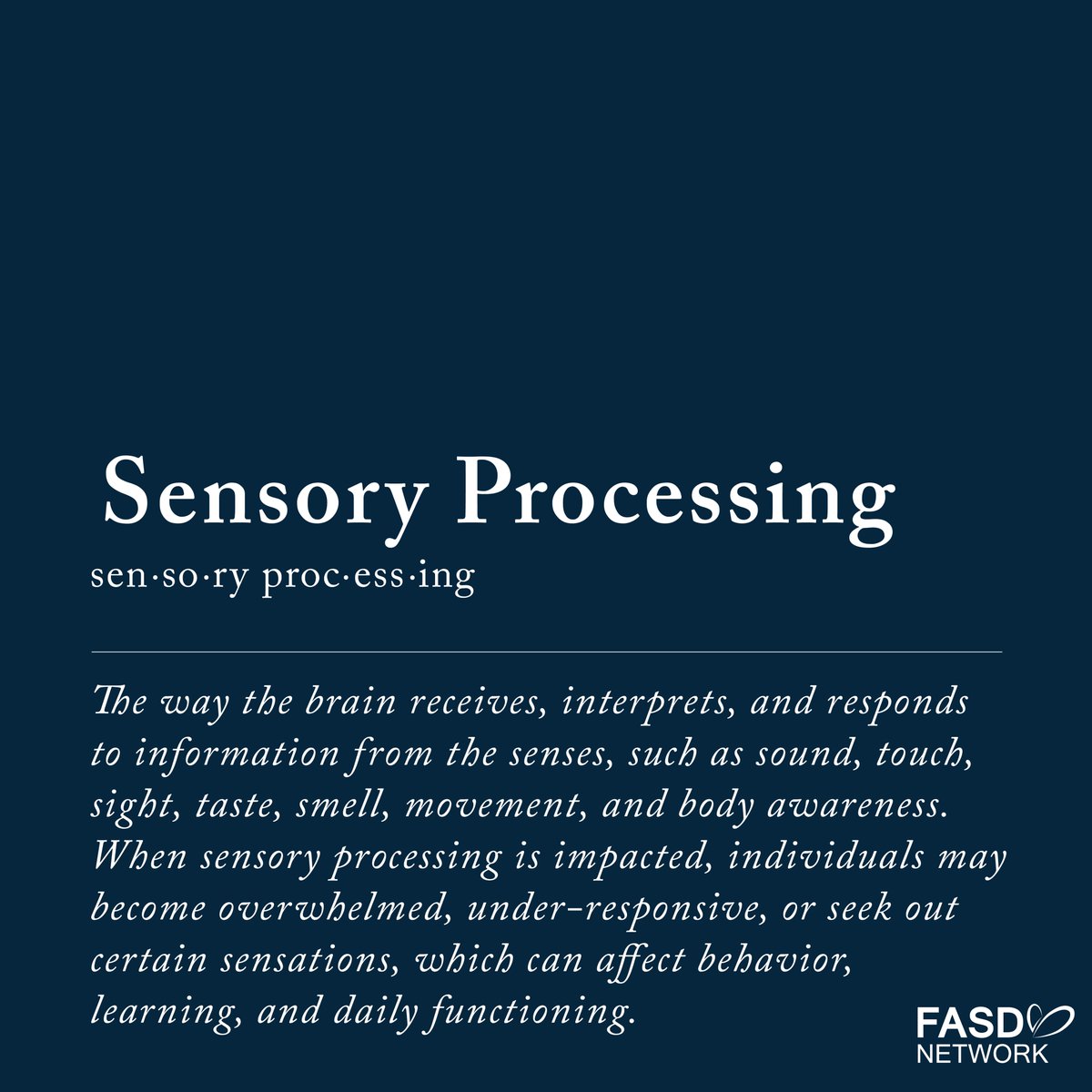 When we understand sensory processing, we can shift from reacting to behaviour to supporting regulation.