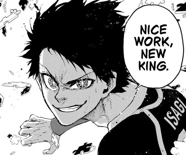 AnimeBallsDeep's tweet image. Blue Lock is cooking peak; here's what you missed.

It treats the idea of "The Strongest" just like JJK.

Isagi became the best and dethroned Kaiser, promising to take the throne away from him.

But now he realizes, "Heavy is the head that wears the crown."

He becomes necessary…
