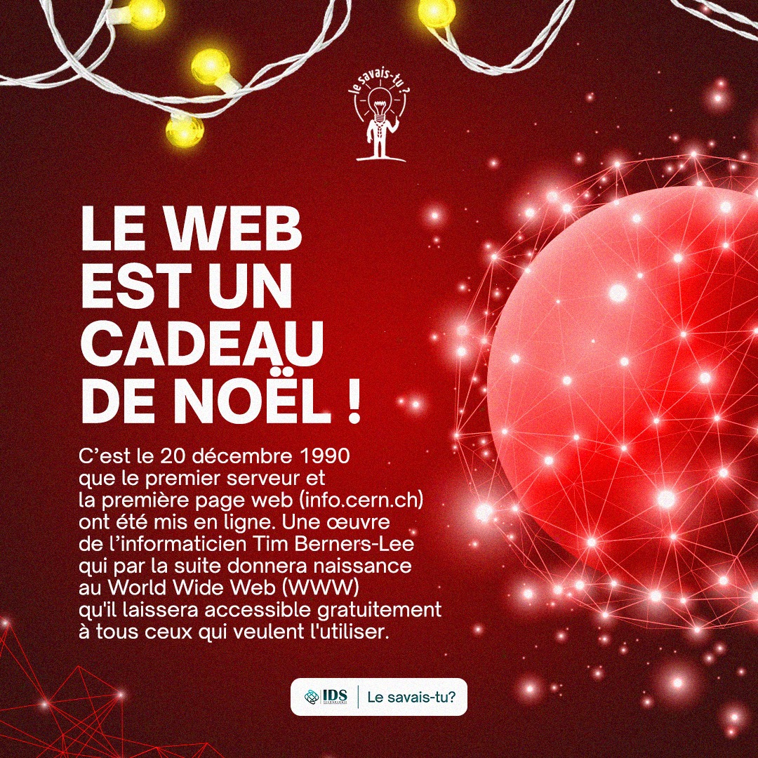 ids_technologie's tweet photo. Il a offert au monde un cadeau sans lequel vous n’auriez peut-être jamais vu cette publication.

Comme quoi, la fin d’année est souvent magique pour la technologie.

#Technologie #LeSaviezVous https://t.co/e0QKEqy5bO