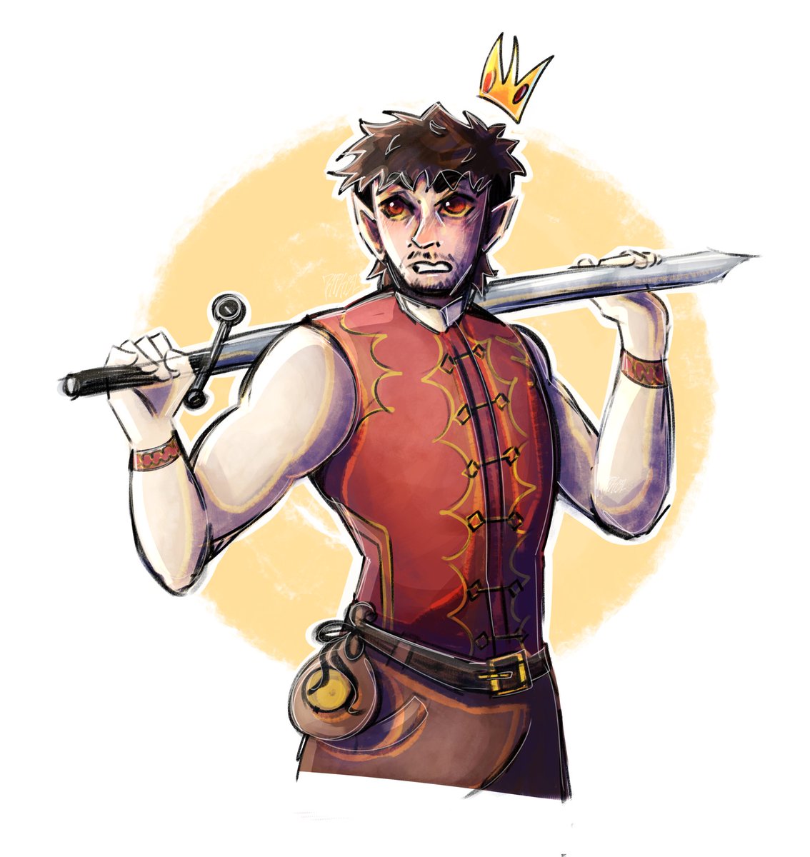 zyphi3l's tweet photo. last fanart of the year, everyone cheer 🥳
#dukemaster #dukemasterfanart https://t.co/9teRyjLBzG