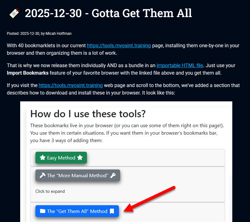 My OSINT Training tweet media