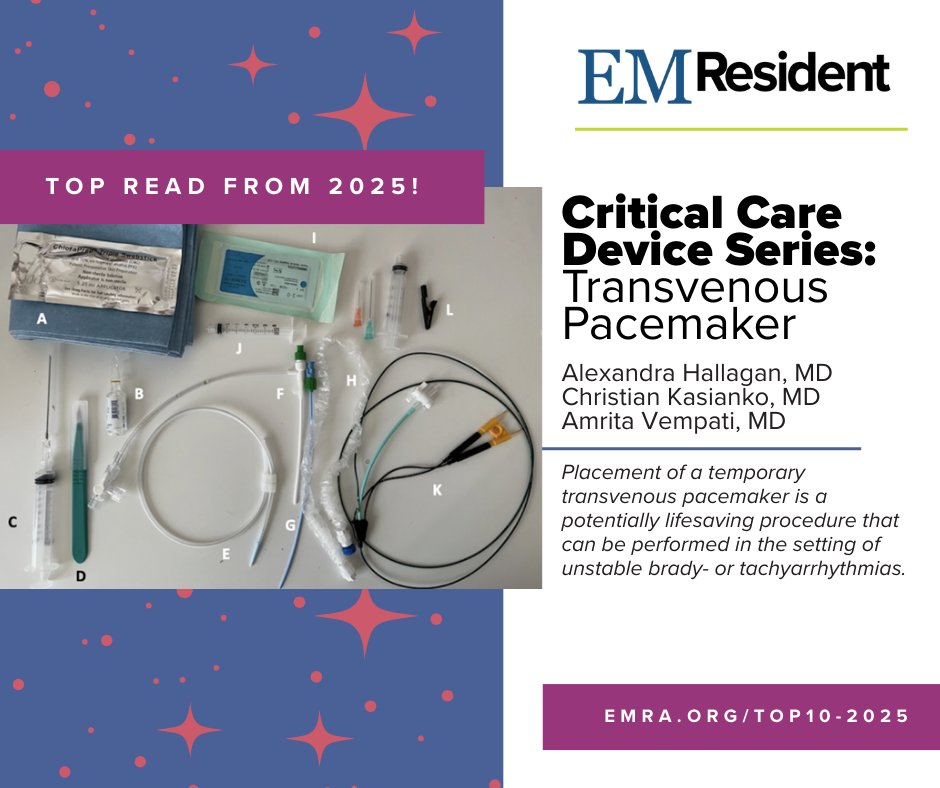 emresidents's tweet image. Level up your EM knowledge before the year wraps up with these featured reads at emra.org/top10-2025

🔹The Crashing Patient with Critical Aortic Stenosis
🔸Transvenous Pacemaker

@markandreae @alexhallagan @ChristianKasia3

#EMResident #EM #MedEd #ResidentLife #EMBound