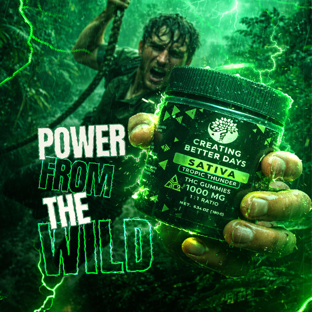 Feel the rush ⚡🌴 Tropical Thunder Gummies deliver bold island flavor with an electrifying twist—made for brighter, better days. ✨