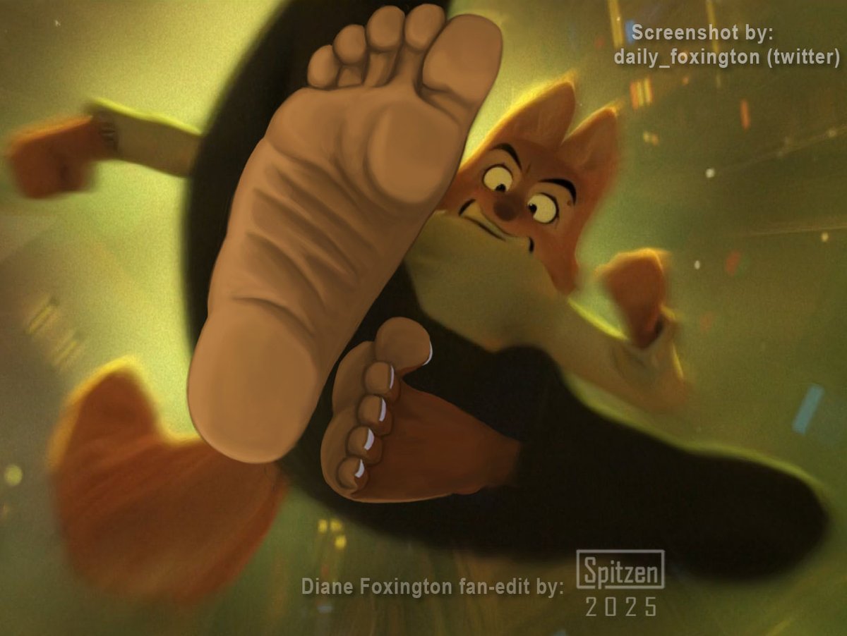 Spitzen747's tweet photo. @daily_foxington https://t.co/024k0TmWWV

This is for the foot-lovers out there! 😁