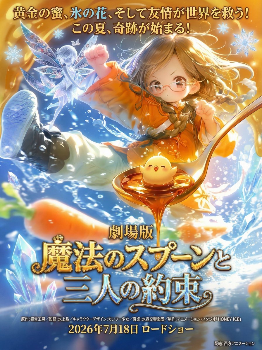 最近のポストの画像を3つを参照画像に使ってnano banana proでポスター