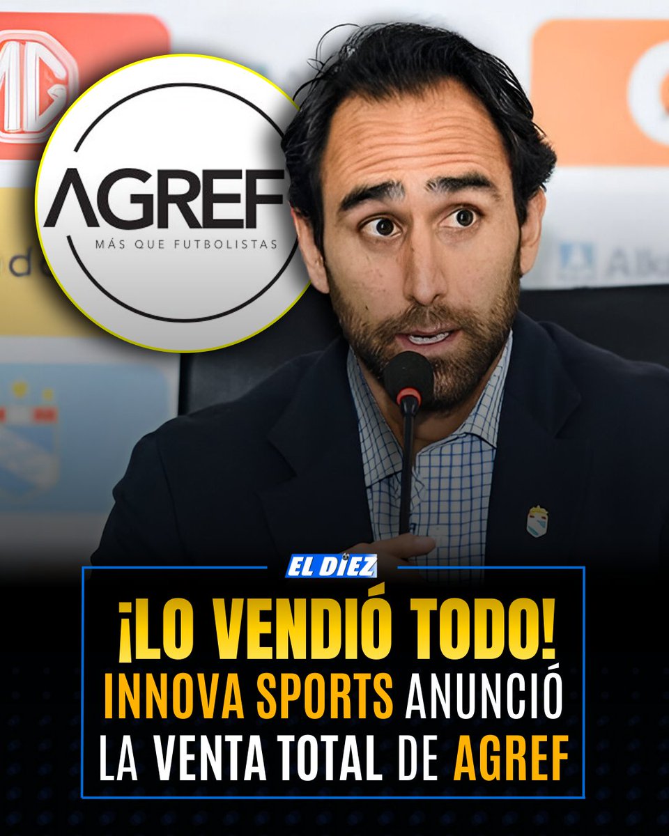 eldiezperu's tweet photo. ¡VENTA CERRADA!😱💰
#Innovasport dio a conocer mediante un comunicado la venta total de #AGREF (Asesoría y Gestión Responsable de Futbolistas).😨😳
La transacción se realizó a favor de un fondo internacional con presencia en Europa y Emiratos Árabes, representado por la compañía portuguesa Tactical Quotidian, liderada por el agente FIFA Tiago Eloi Santos.👀😮
¿Qué opinas?🤔
Toda la info aquí👇
https://t.co/eprb8IneSS