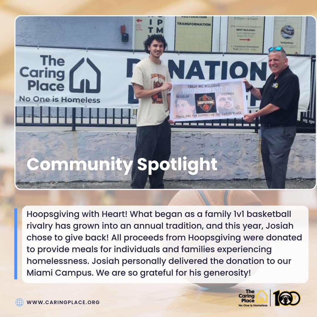 No1isHomeless's tweet image. 🏀 Hoopsgiving with Heart! 💙 What began as a family 1v1 basketball rivalry has grown into an annual tradition, and this year, Josiah chose to give back! All proceeds from Hoopsgiving were donated to provide meals for individuals and families experiencing homelessness!