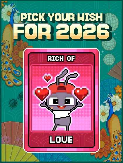 KSyaulaaaa's tweet photo. New Year Fortune Card drawn ✅
Result: Rich of Love 💖
Your turn, go go! https://t.co/cSozn8qspw