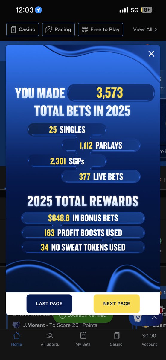 Chill_Lil25's tweet photo. @FDSportsbook #FanDuelReplay https://t.co/DgnBQZK2ag