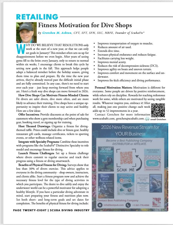 ScubaFit's tweet photo. A positive message for the new year in my article in Scuba Diving Industry Magazine.
 https://t.co/4tRZPYlzRH 
#fitnesstodive #fitnessmotivationfordivers #fitnesssaboveandbelow #fitnessforscubadivers #fitnessgoals #fitness2026 #scuba #scubadiver #scubalife #scubadivinglife #dive https://t.co/dwpuHbKtAo