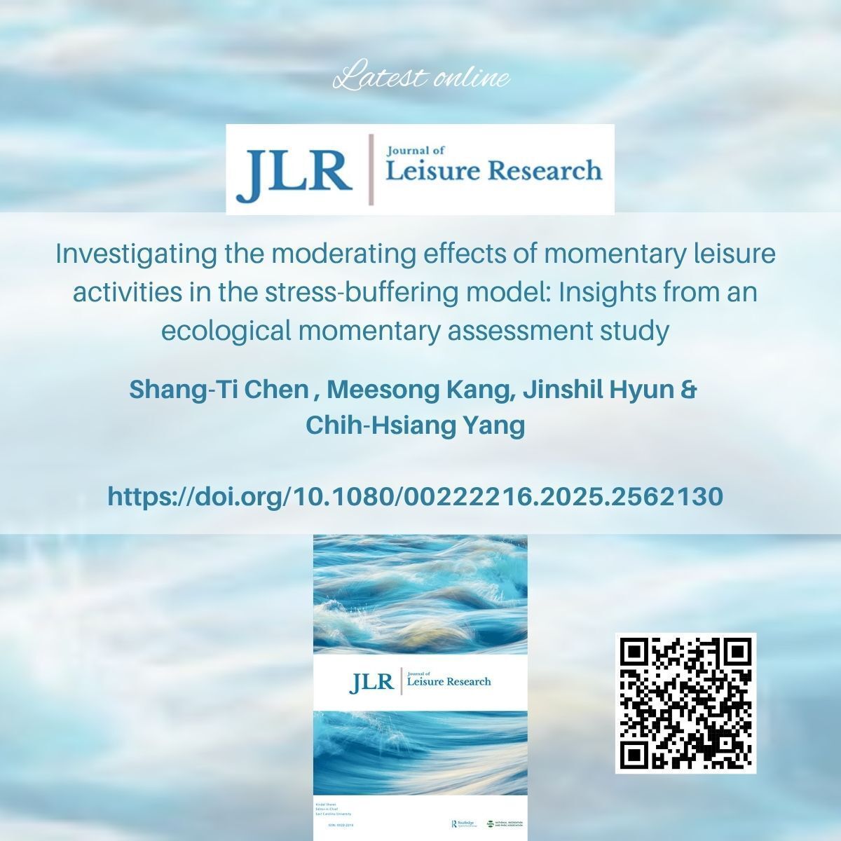 Journal of Leisure Research tweet media