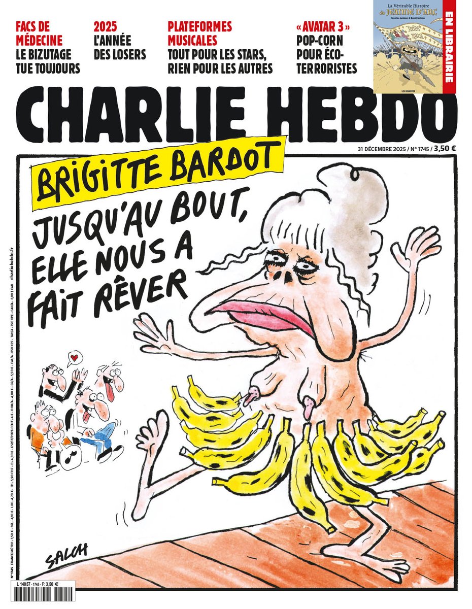 😂😂😂😂😂😂😂😂😂

J'aime la philosophie de Charlie Hebdo. 

L'humour est toujours la meilleure réponse