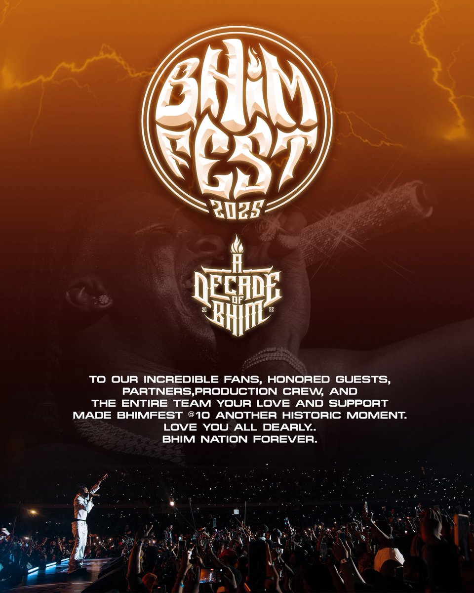 StillTime_'s tweet image. BHIM NATION FOREVER.❤️

#BhimFest25 @stonebwoy