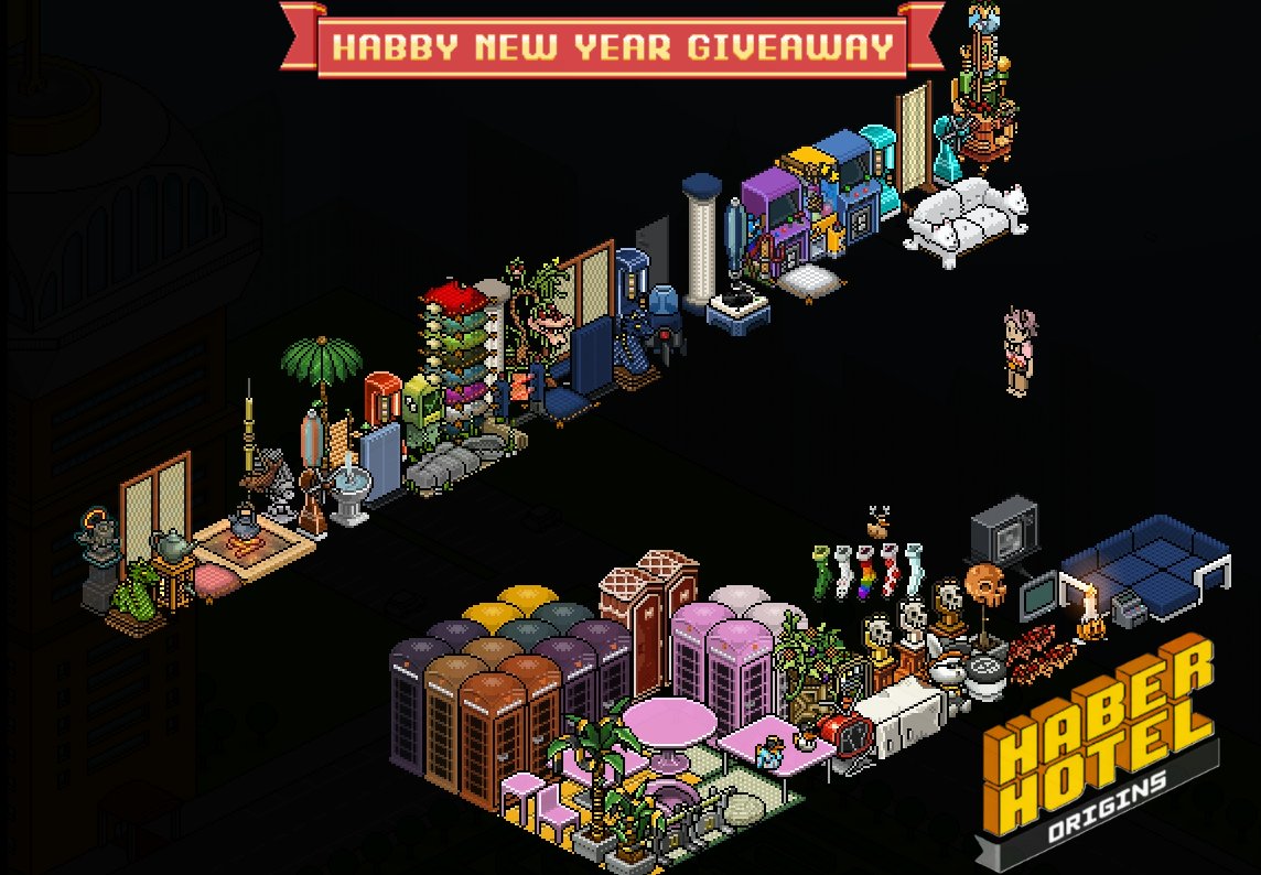 MrsHaberdasher's tweet image. Giveaway!

Every cata rare + ff released after the hotels 1 year anniversary

Entry ⬇️
🤝Follow @MrsHaberdasher 
🩷Like &amp;amp; RT post
🫂Comment your Origins name and tag one friend who made 2025 a great year!

You will win the rares and the person you tag wins the ffs!

#HabboOrigins